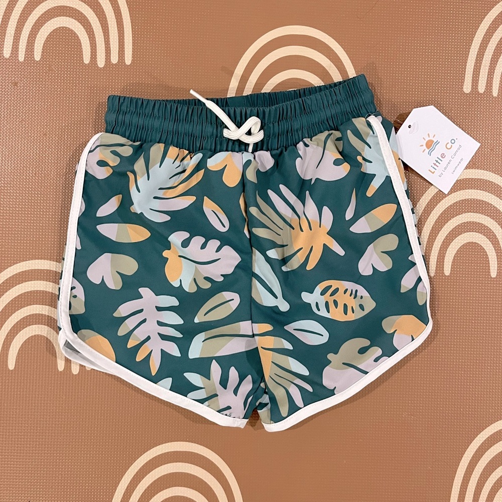 Baby & Toddler Little Co. by Lauren Conrad LC Palm Leaf Swim Shorts Trunks NWT